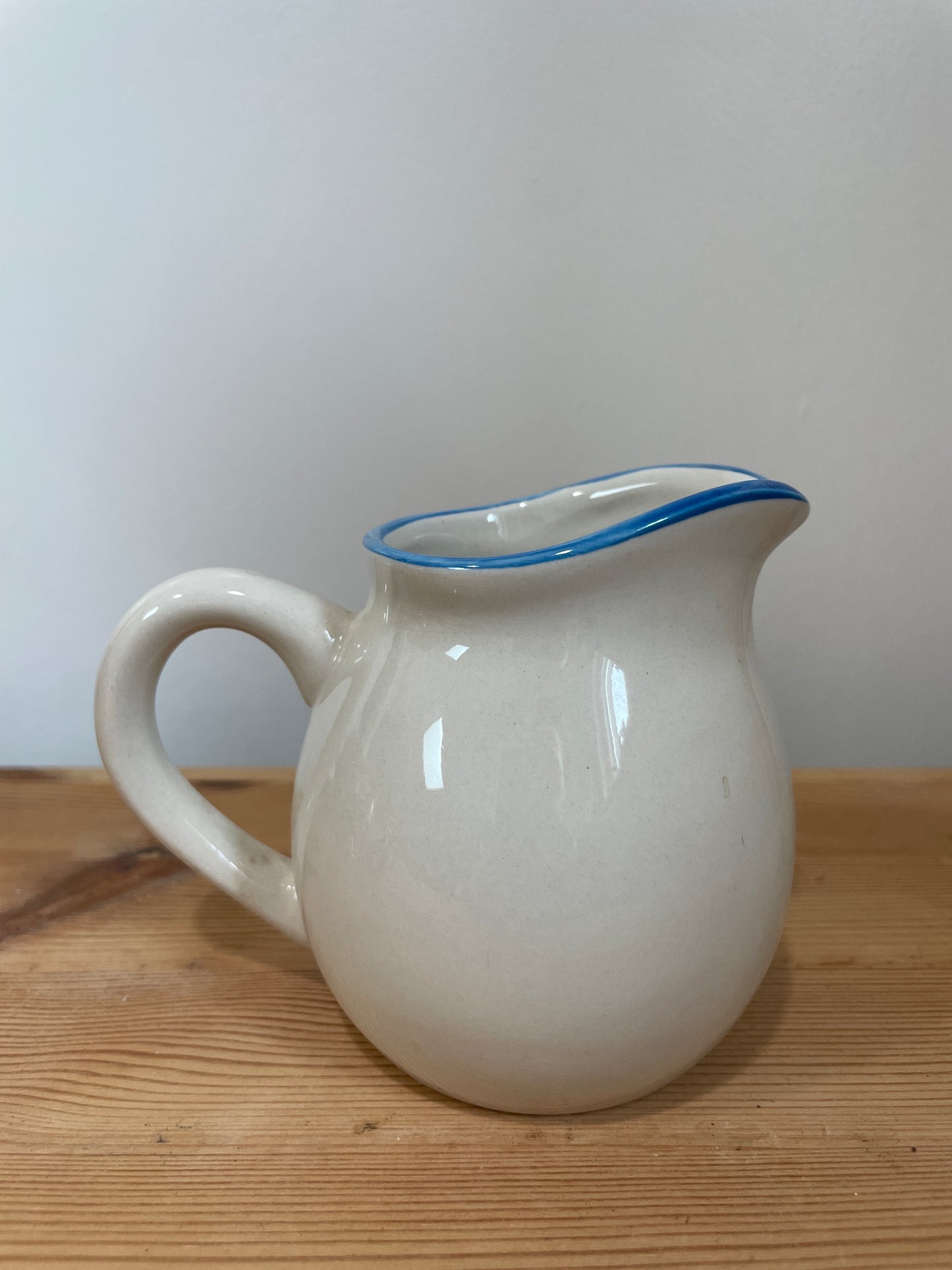 Mini indigo handmade creamer