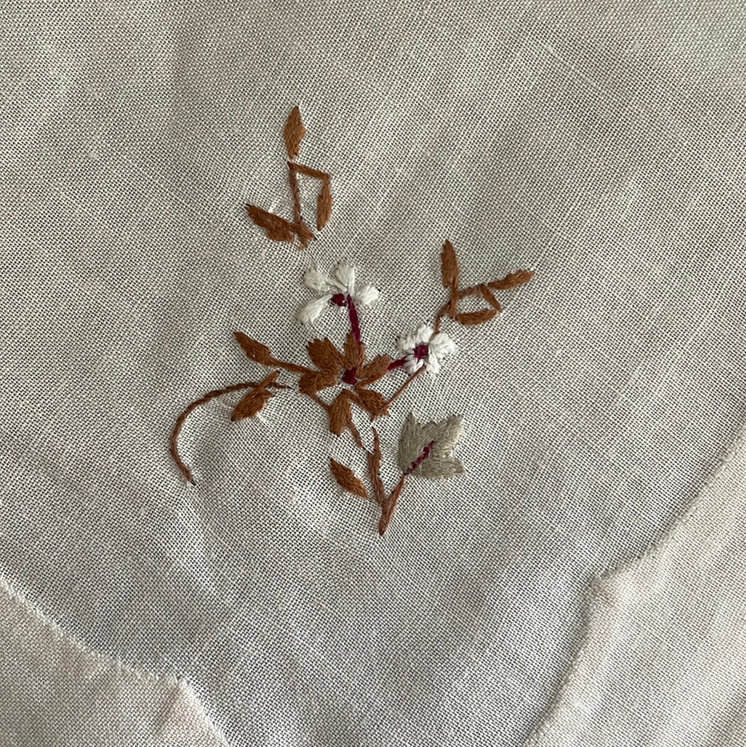 Embroidered Linen Napkins