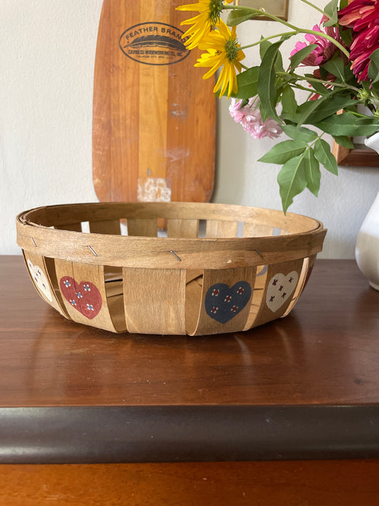 Americana Wood Chip Basket