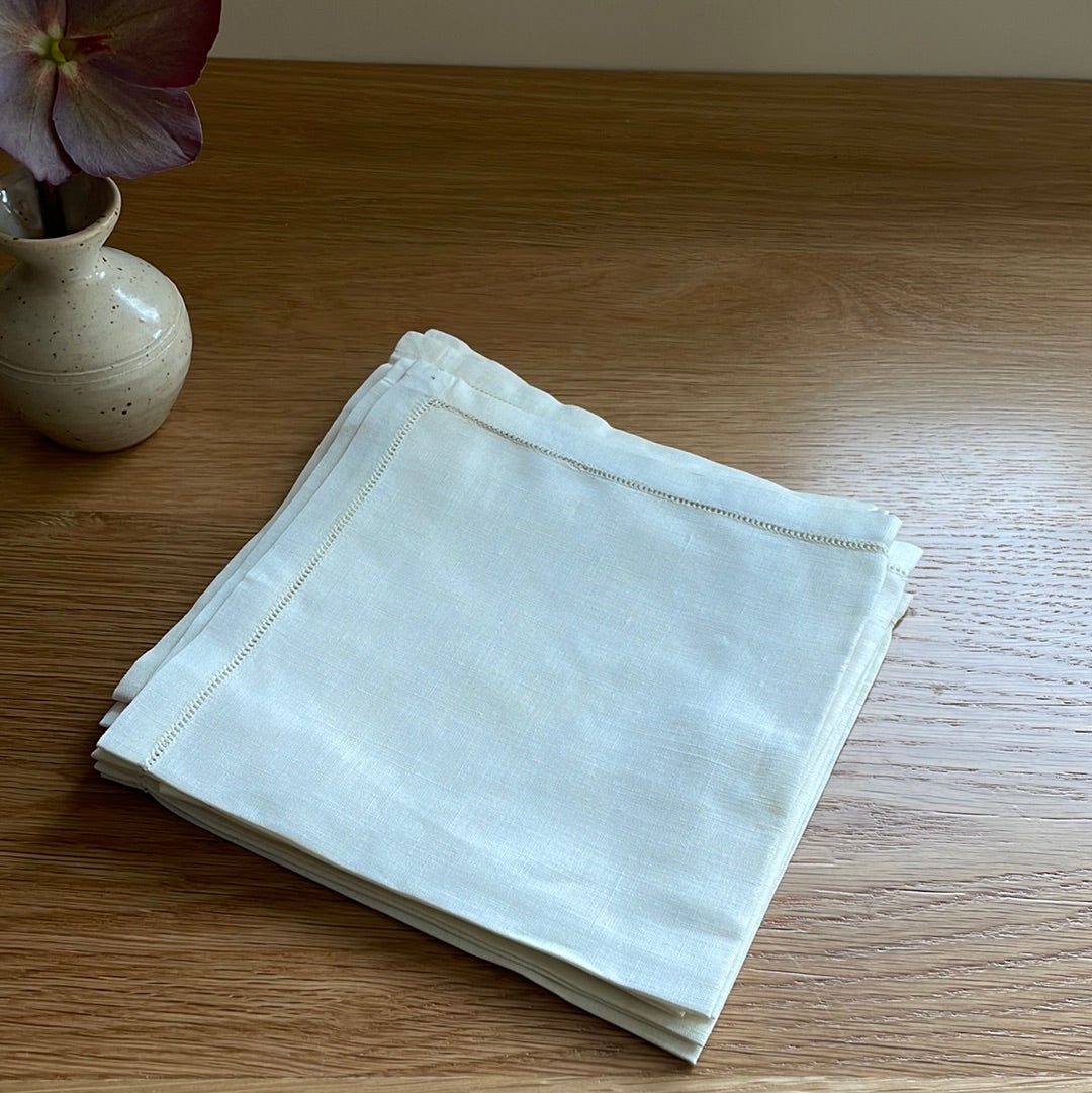 White Linen Napkins