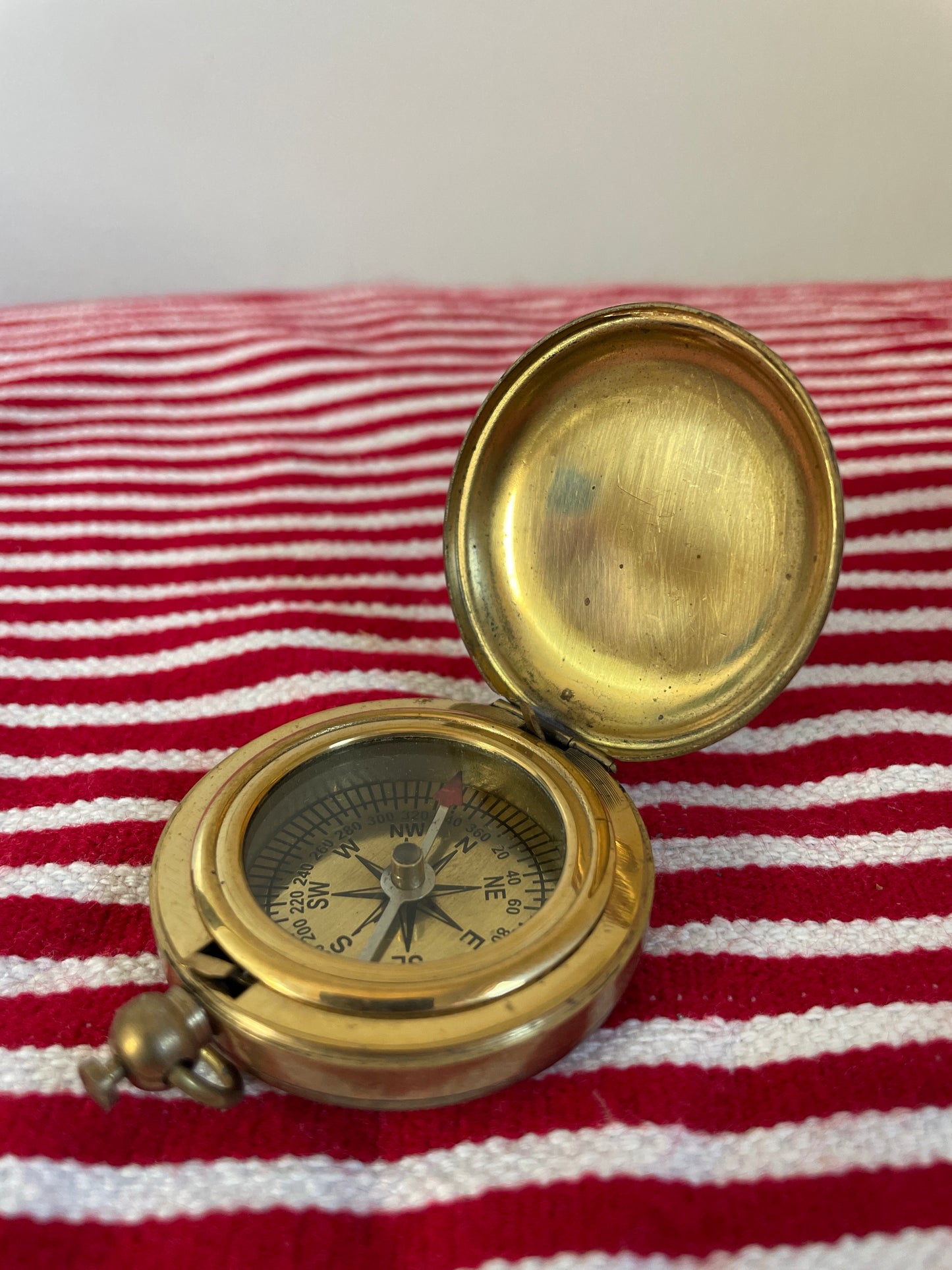 Brass Pocket Compass