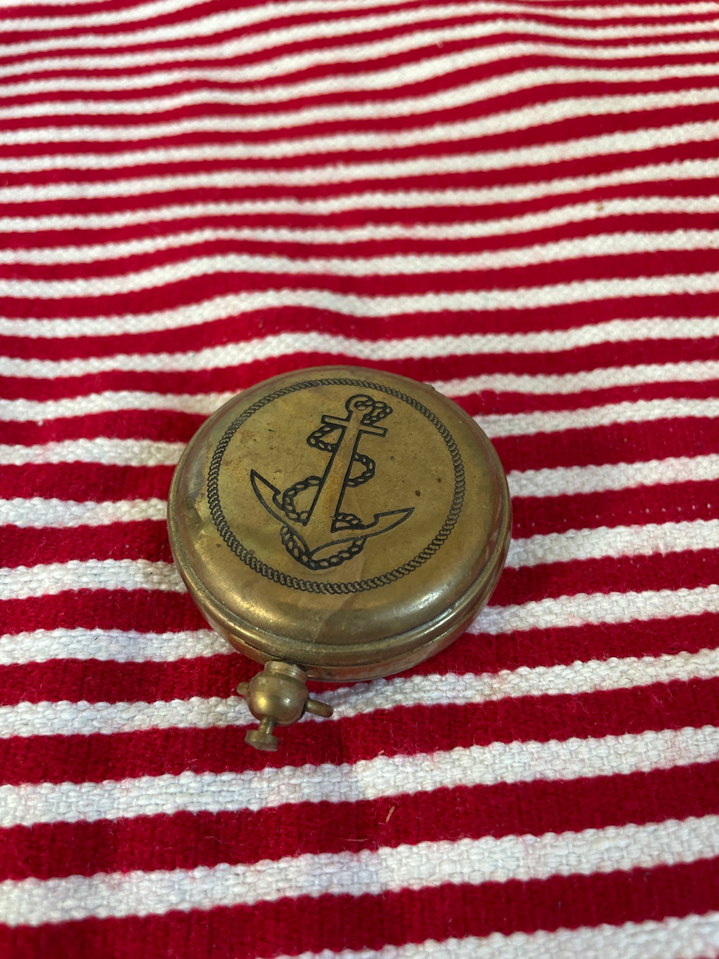 Brass Pocket Compass