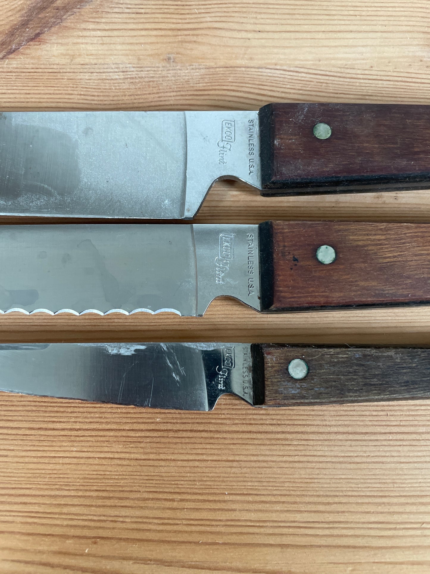 Ekco Flint Knife set of 3