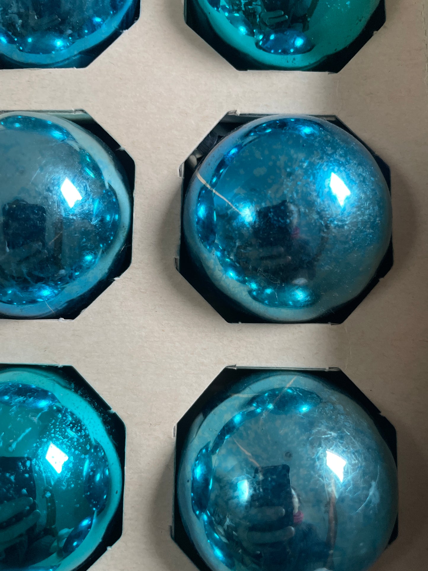 Pale Blue Glass Ornaments