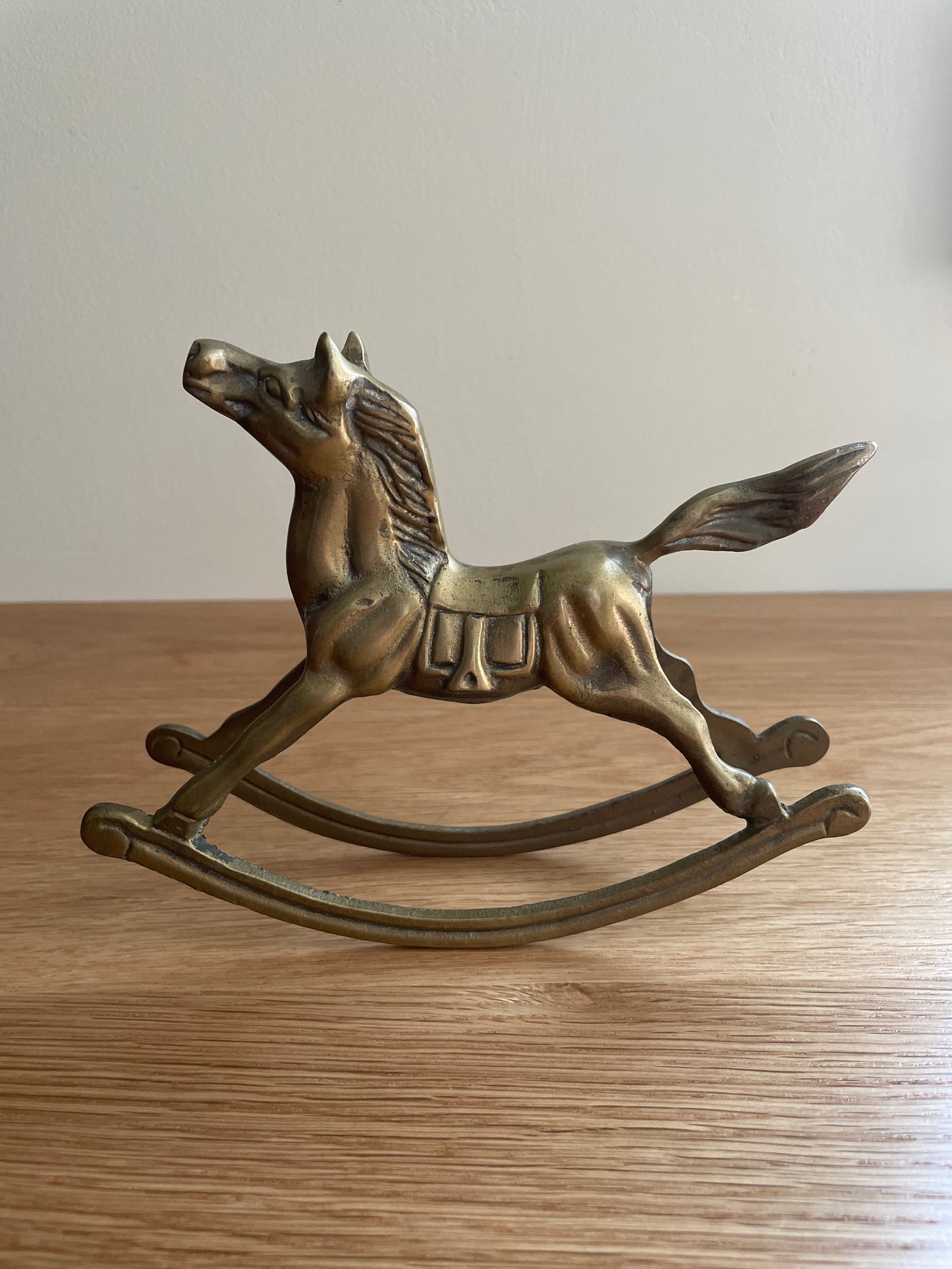 Brass Rocking Horse