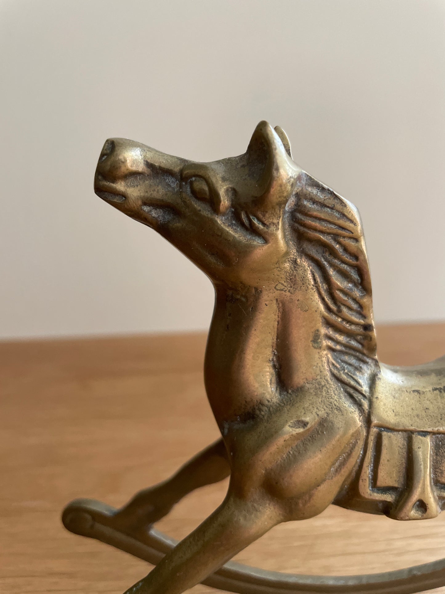 Brass Rocking Horse