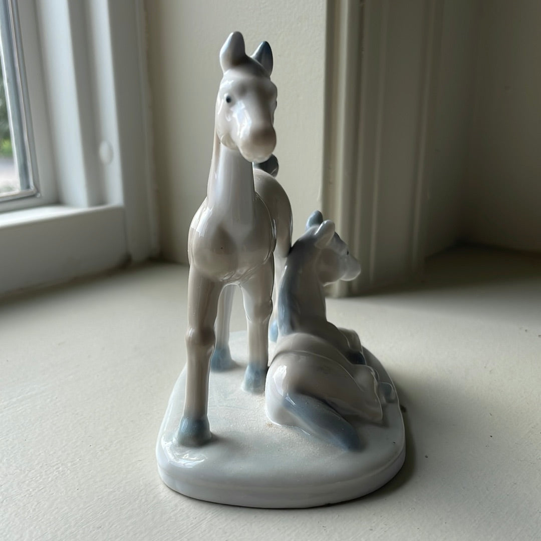 Porcelain Figure of Foals