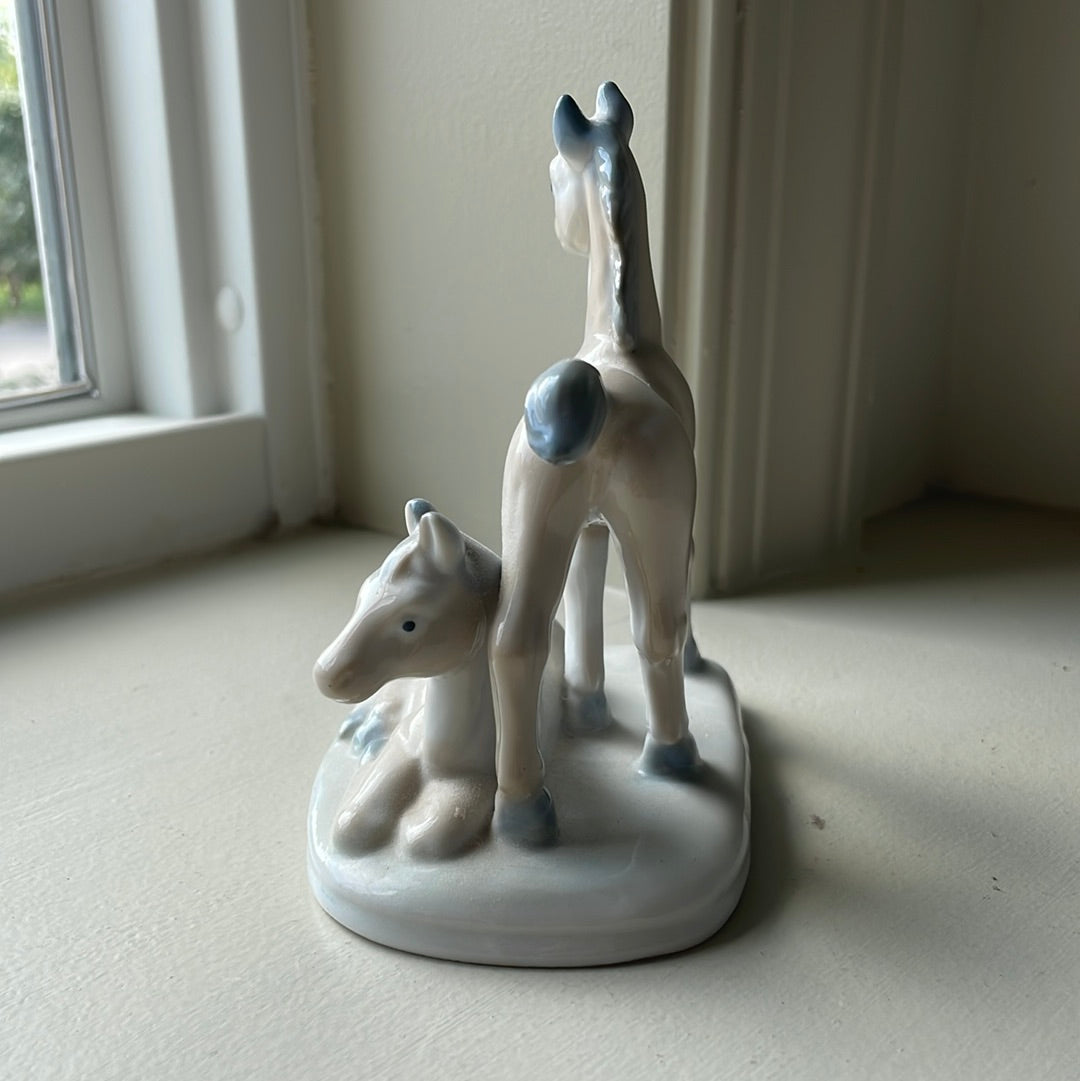 Porcelain Figure of Foals