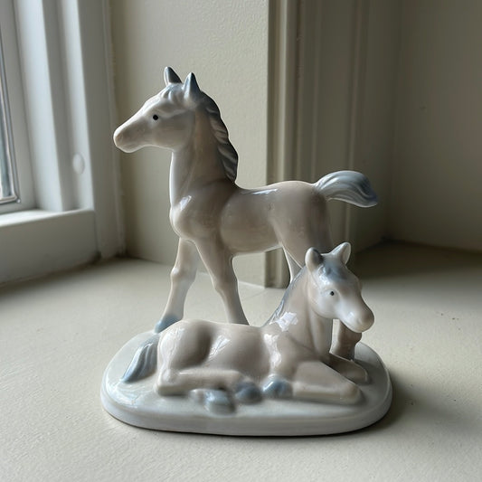 Porcelain Figure of Foals