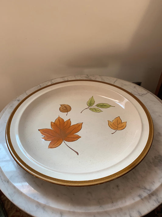 Fall leaf plate