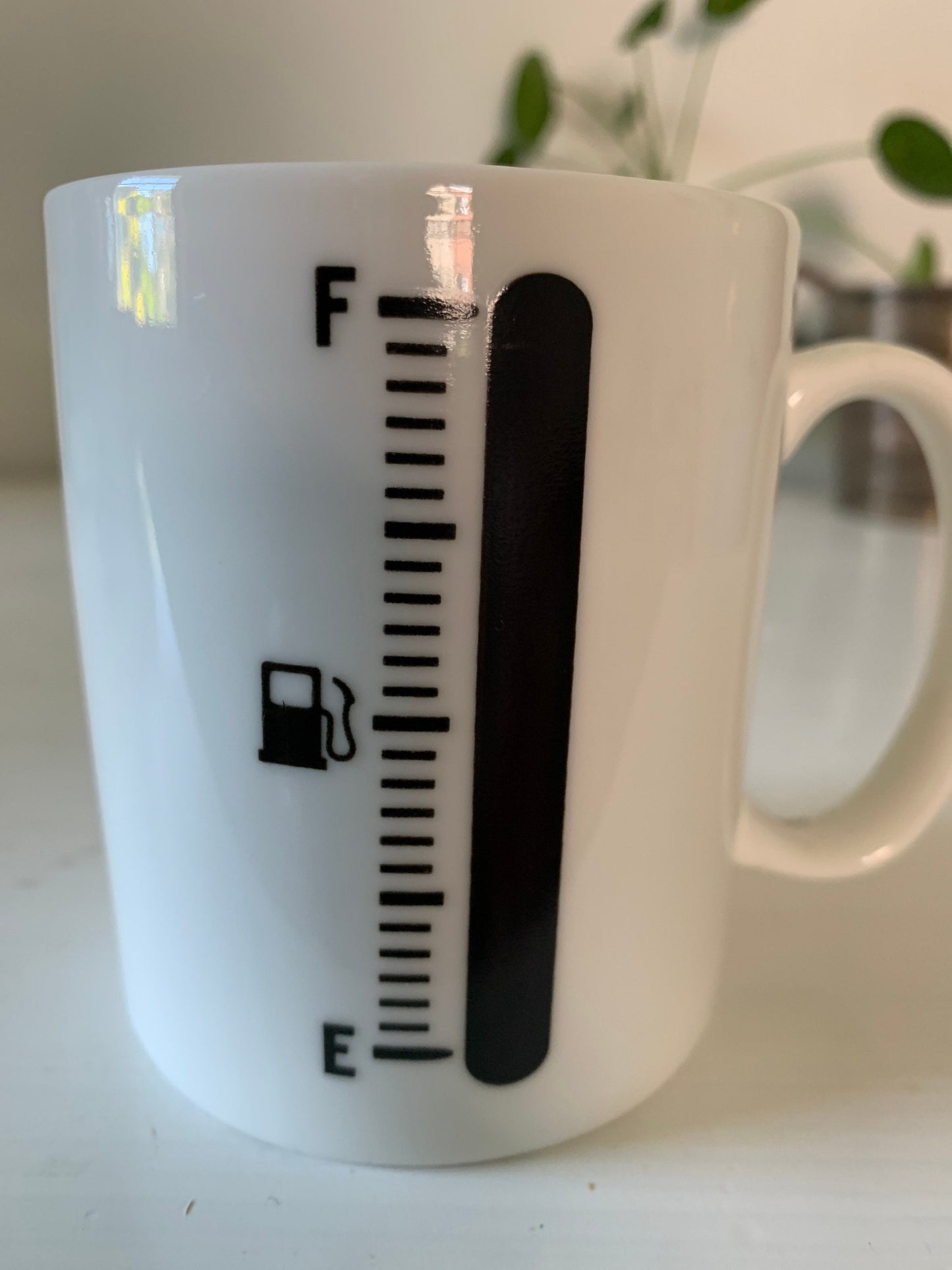 Coffee equals fuel mug