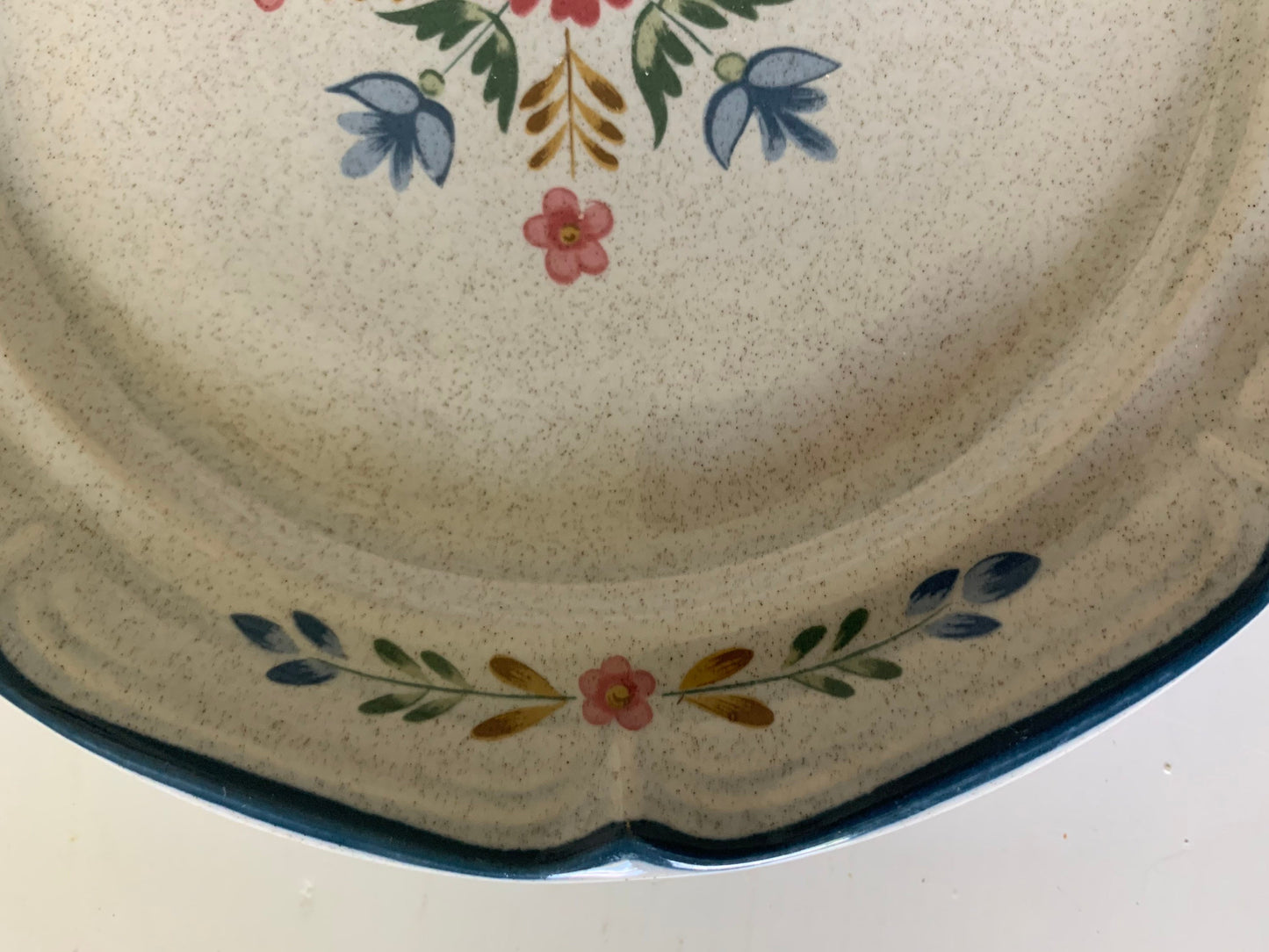 Set of 4 Patchwork dessert plates