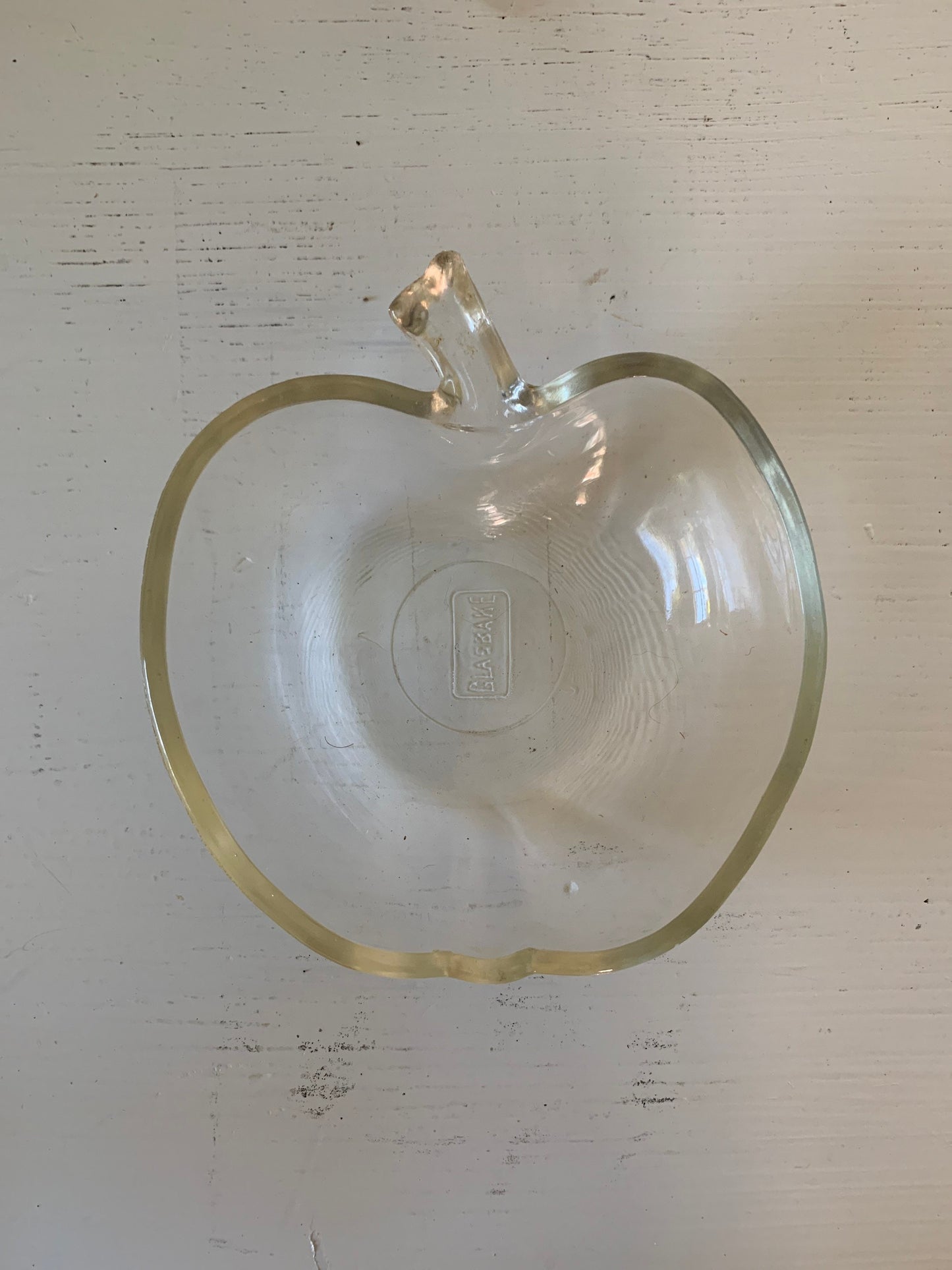 Glassbake apple bakers, set of 2