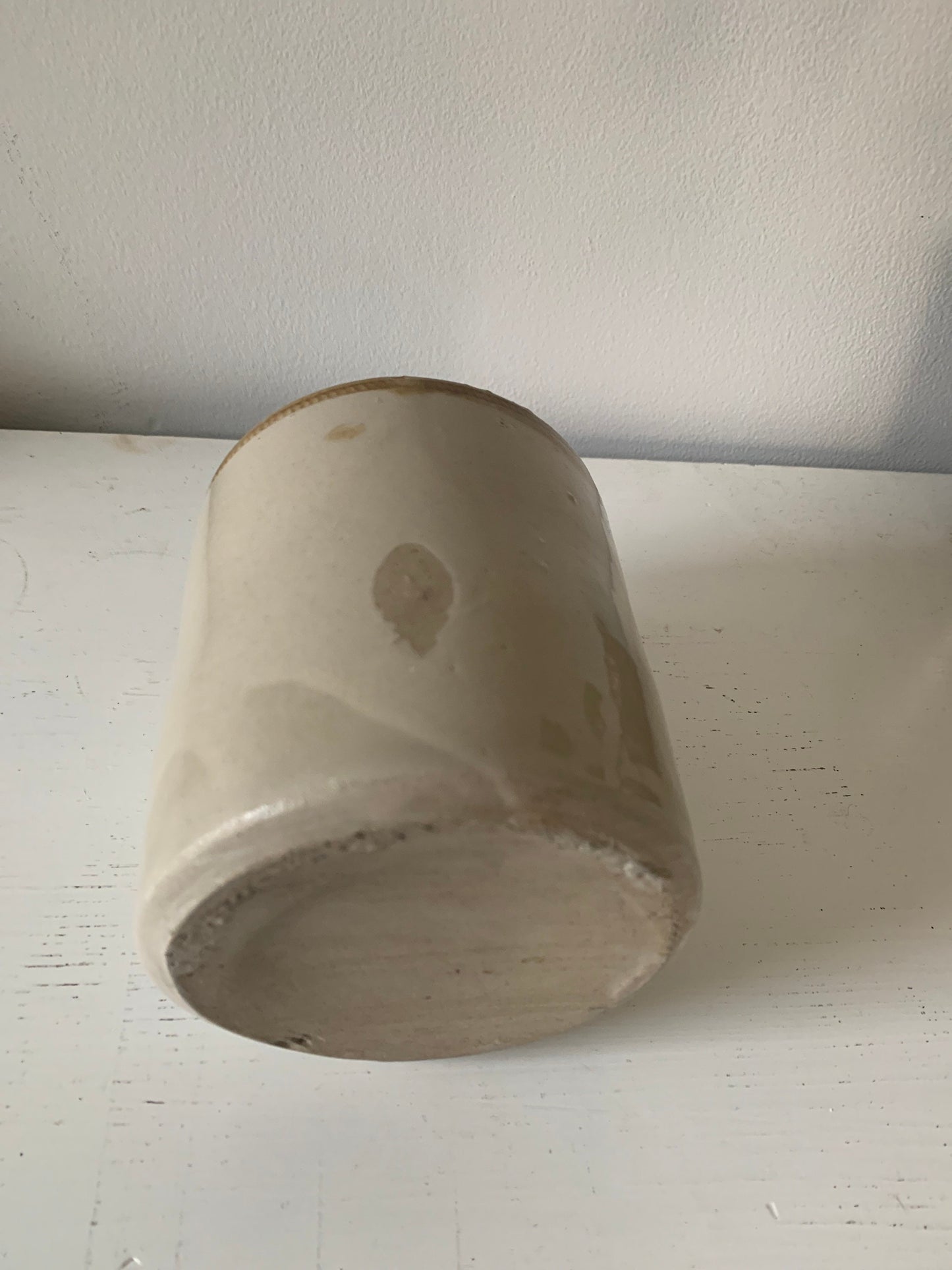 Salt glaze crock vase