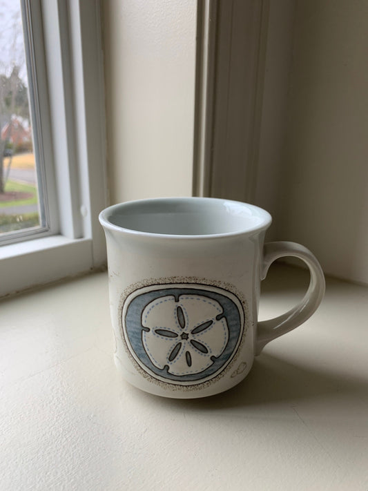 Sand dollar coffee mug